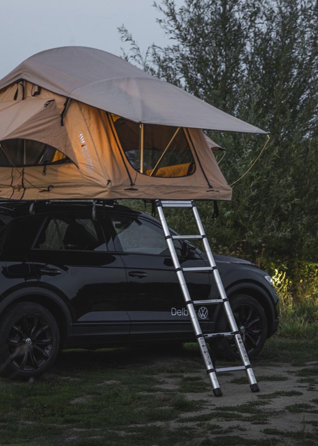 A stylish and compact rooftop tent - the 140S